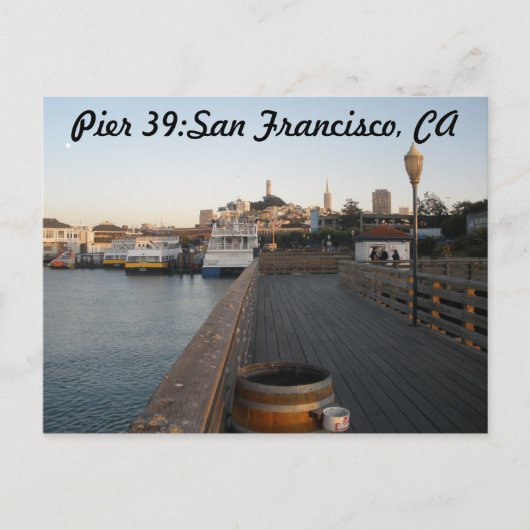 Pier 39：サンフランシスコ、CAポストカード ポストカード (正面)