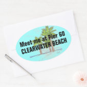 PIER 60シール(4) 楕円形シール (封筒)