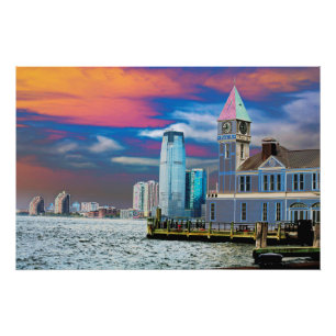 Pier A Lower Manhattan New York City USAポスター フォトプリント