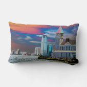 Pier A Lower Manhattan New York City USAポスター ランバークッション (裏面)