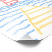 Pier and Lighthouse Photo Enlargement フォトプリント (角)