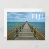 Pier At Coral Coast, Fiji ポストカード (正面/裏面)