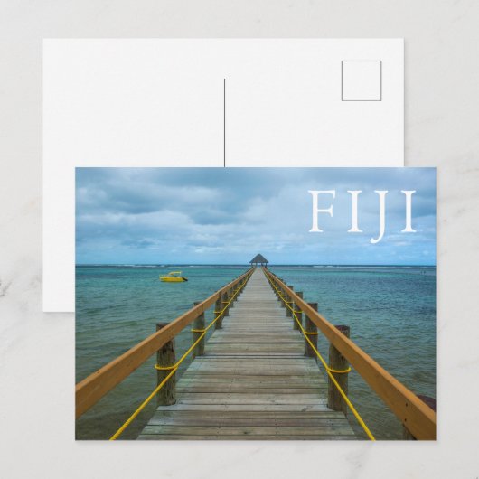 Pier At Coral Coast, Fiji ポストカード (正面/裏面)