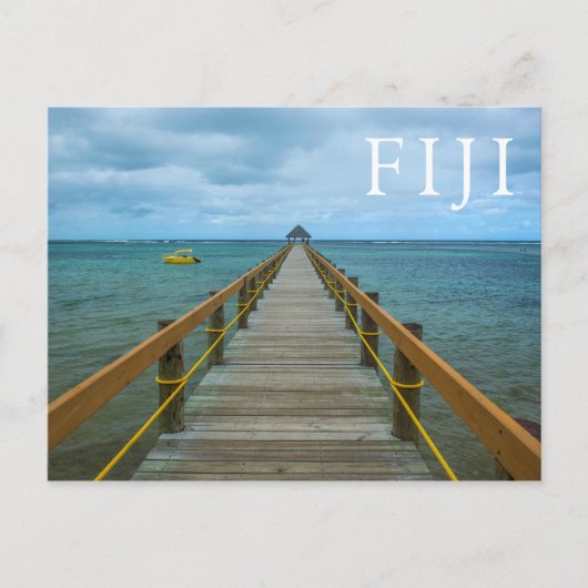 Pier At Coral Coast, Fiji ポストカード (正面)