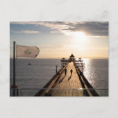 Pier at Sunset - Clevedon, Somerset, UK - ポストカード (正面)
