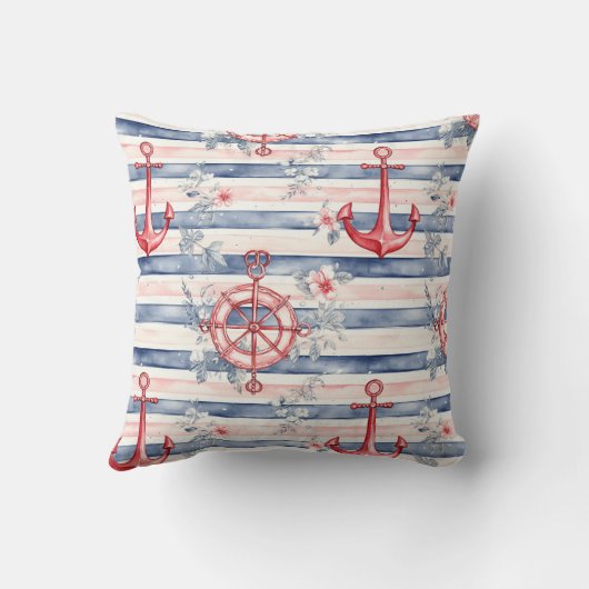 Pier Ocean Beach Birds クッション (裏面)