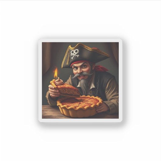 「PIErate」 シール (正面)