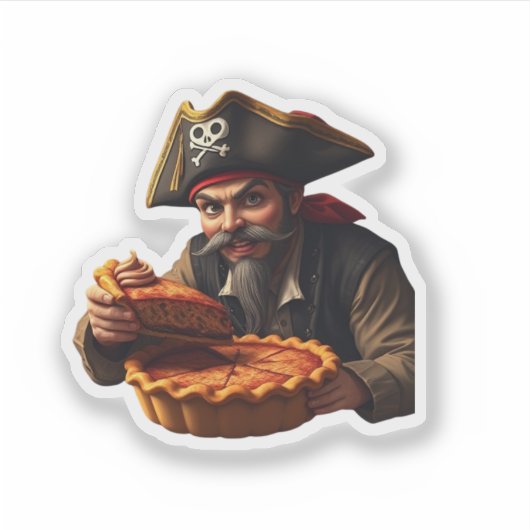 「PIErate」 シール (正面)