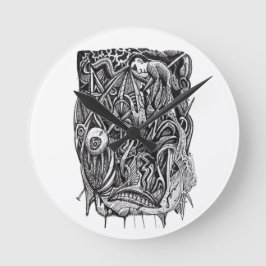 Pierced、Brian Benson著 ラウンド壁時計