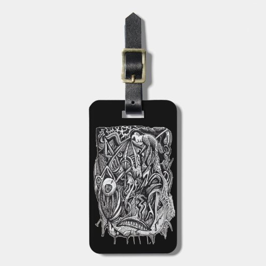 Pierced、Brian Benson著 ラゲッジタグ (正面縦)