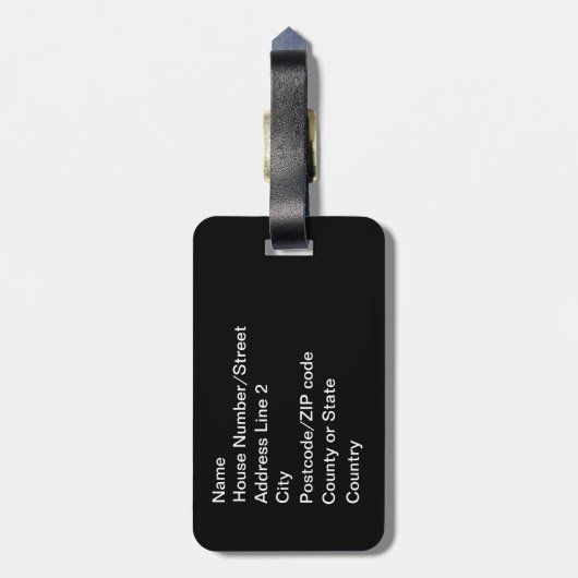 Pierced、Brian Benson著 ラゲッジタグ (裏面縦)