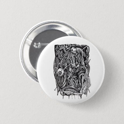 Pierced、Brian Benson著 缶バッジ (正面&裏面)