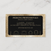 Piercing Specialist Golden JEWELS 名刺 (裏面)