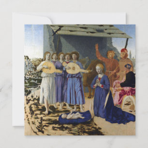 PIERO DELLA FRANCESCAによるイエスの降誕と天使