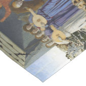 PIERO DELLA FRANCESCAによるイエスの降誕と天使 ミディアムテーブルランナー (コーナー)