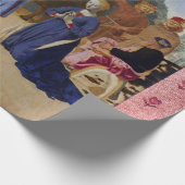 PIERO DELLA FRANCESCAによるイエスの降誕と天使 ラッピングペーパー (角)