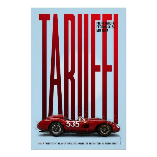 Piero Taruffi Ferrari 315S Tribute  ポスター (正面)