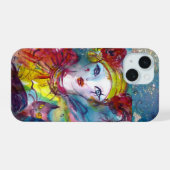 PIERO WITH CAT / ヴェネツィアのカーニバル iPhone 15ケース (裏面横)