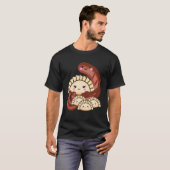PierogiとKielbasaポーランド伝統的食品パンP Tシャツ (正面フル)
