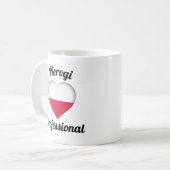 Pierogiの専門のコーヒー・マグ コーヒーマグカップ (正面左)