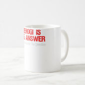 Pierogiは私が覚えていない答えである コーヒーマグカップ (正面右)