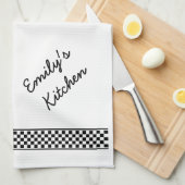 Pierogi及びKielbasa - Dzien Dobry! キッチンタオル (四つ折り)