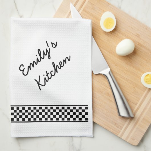 Pierogi及びKielbasa - Dzien Dobry! キッチンタオル (四つ折り)