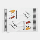 Pierogi及びKielbasa - Dzien Dobry! キッチンタオル (横)