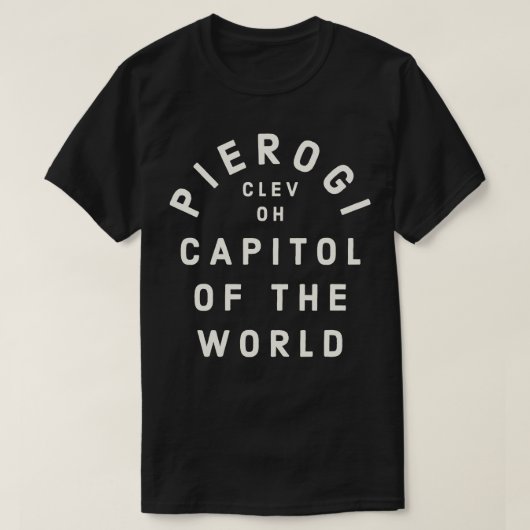 Pierogi Capitol of the World OHヴィンテージ Tシャツ (デザイン正面)