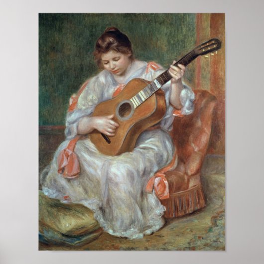Pierre A Renoir | The Guitar Player ポスター (正面)