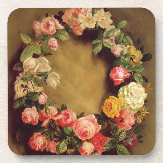 Pierre-Auguste Renoir - Crown of Roses  コースター (正面)