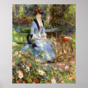 Pierre-Auguste Renoir - Dans les Roses ポスター