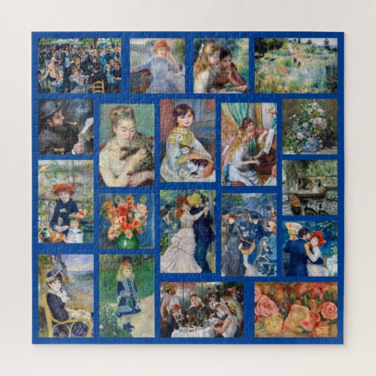 Pierre-Auguste Renoir - Masterpieces Patchwork ジグソーパズル (縦)