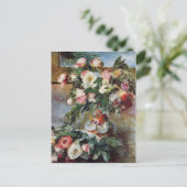 Pierre-Auguste Renoir- Peonies ポストカード (スタンド正面)