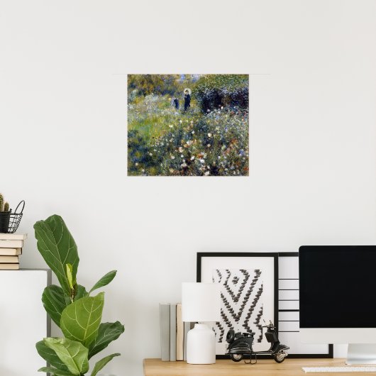 Pierre-Auguste Renoir Woman with a Parasol ポスター (ホームオフィス)