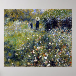 Pierre-Auguste Renoir Woman with a Parasol ポスター