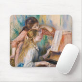 Pierre Auguste Renoir - Young Girls at the Piano マウスパッド (マウス)