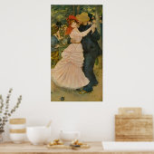 Pierre-Auguste Renoir's Dance at Bougival (1883) ポスター (キッチン)