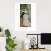 Pierre-Auguste Renoir's Dance in the Town (1883) ポスター (ホームオフィス)