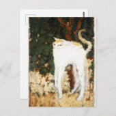 Pierre Bonnard, The White Cat, 1894 ポストカード (正面/裏面)