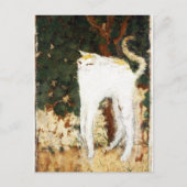 Pierre Bonnard, The White Cat, 1894 ポストカード (正面)
