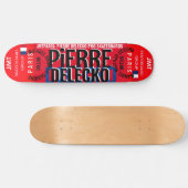 PIERRE DELECKO JMT PARIS 8 1/4" スケートボードデッキ (横)