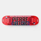 PIERRE DELECKO JMT PARIS 8 1/4" スケートボードデッキ (横)