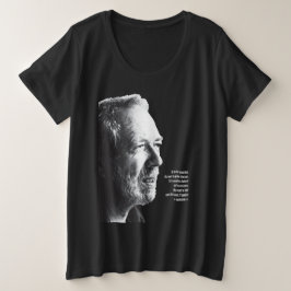 Pierre Falardeau citation Québec Québécois プラスサイズTシャツ
