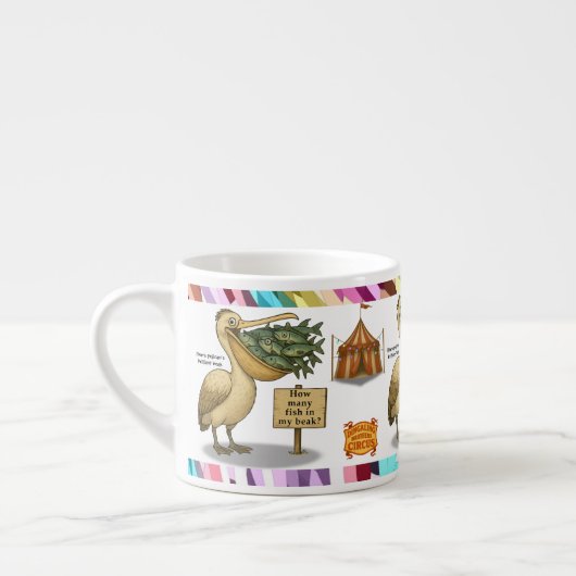 Pierre pelican's brilliant beak エスプレッソカップ (左)