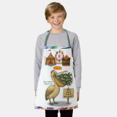 Pierre pelican's brilliant beak エプロン (着用した状態)