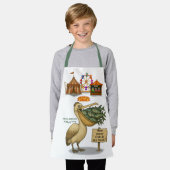 Pierre pelican's brilliant beak エプロン (着用した状態)