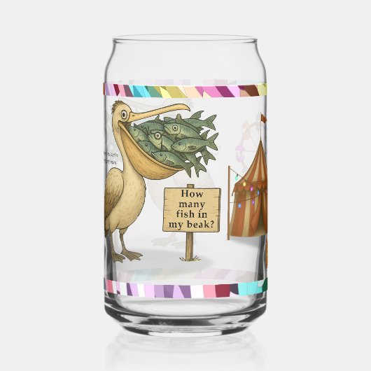 Pierre pelican's brilliant beak ガラス缶 (正面)