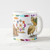 Pierre pelican's brilliant beak ジャンボコーヒーマグカップ (正面右)