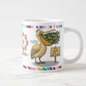 Pierre pelican's brilliant beak ジャンボコーヒーマグカップ (右)